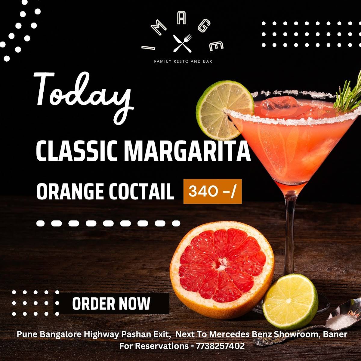 Image Family Restaurant and Bar menu