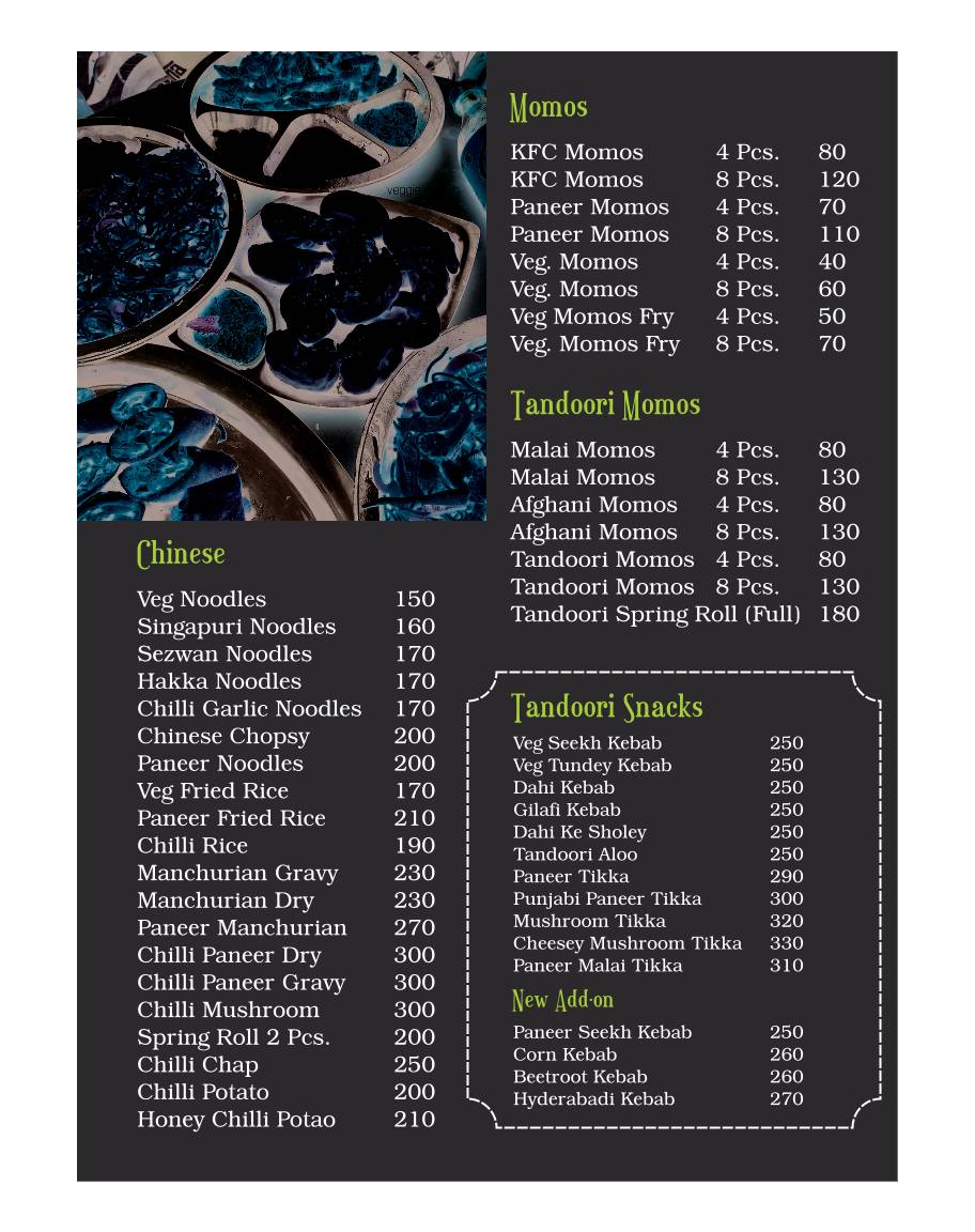 Impression Restaurant - Bijnor menu