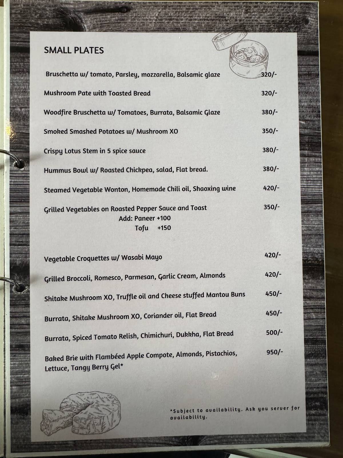Inizio menu