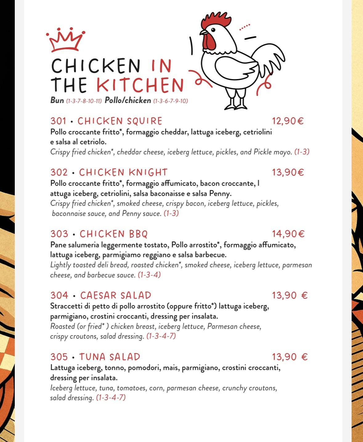 Menu di Penny Burger 