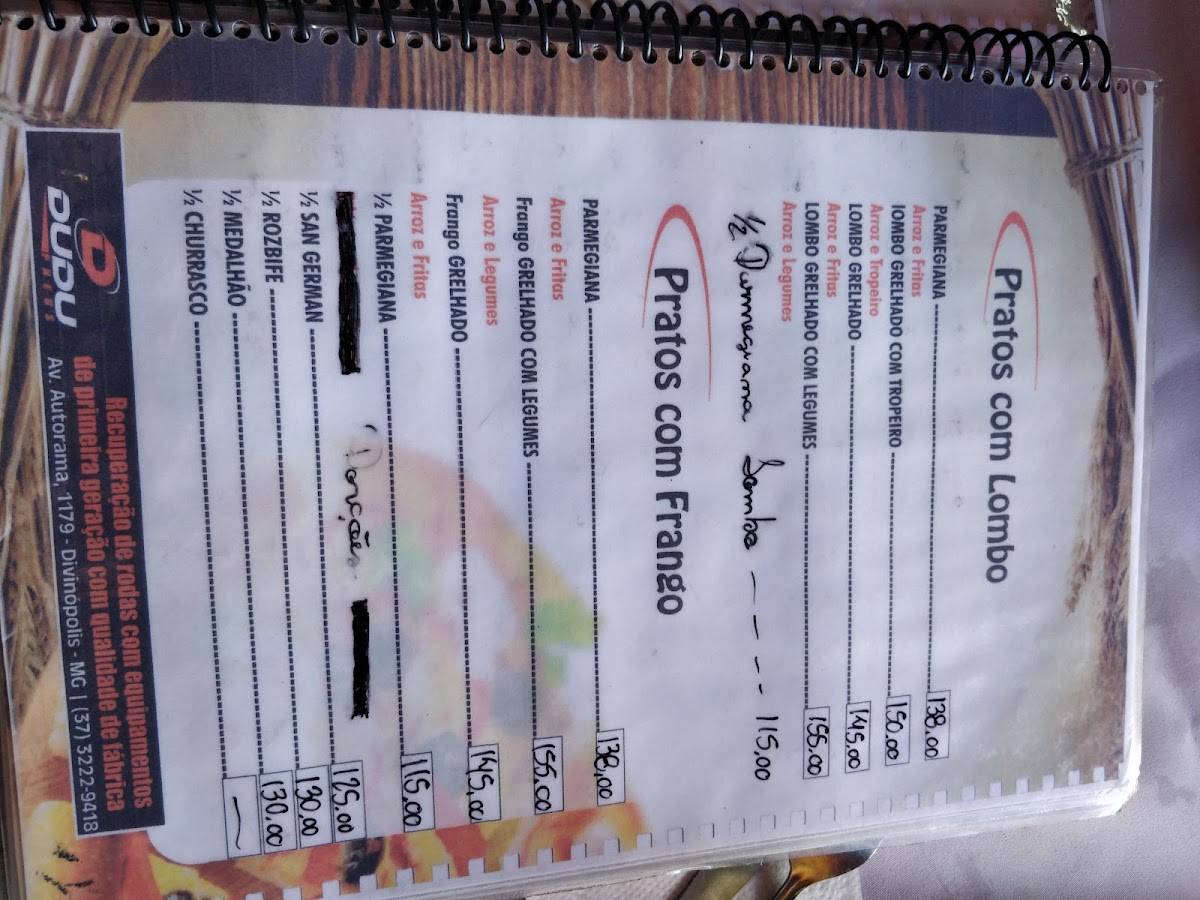Jacó Pizzaiolo cardápio