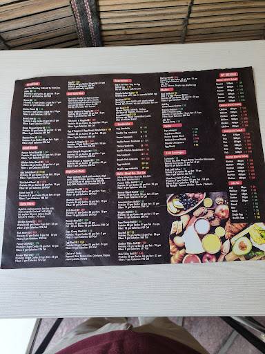 Be Legend Cafe menu