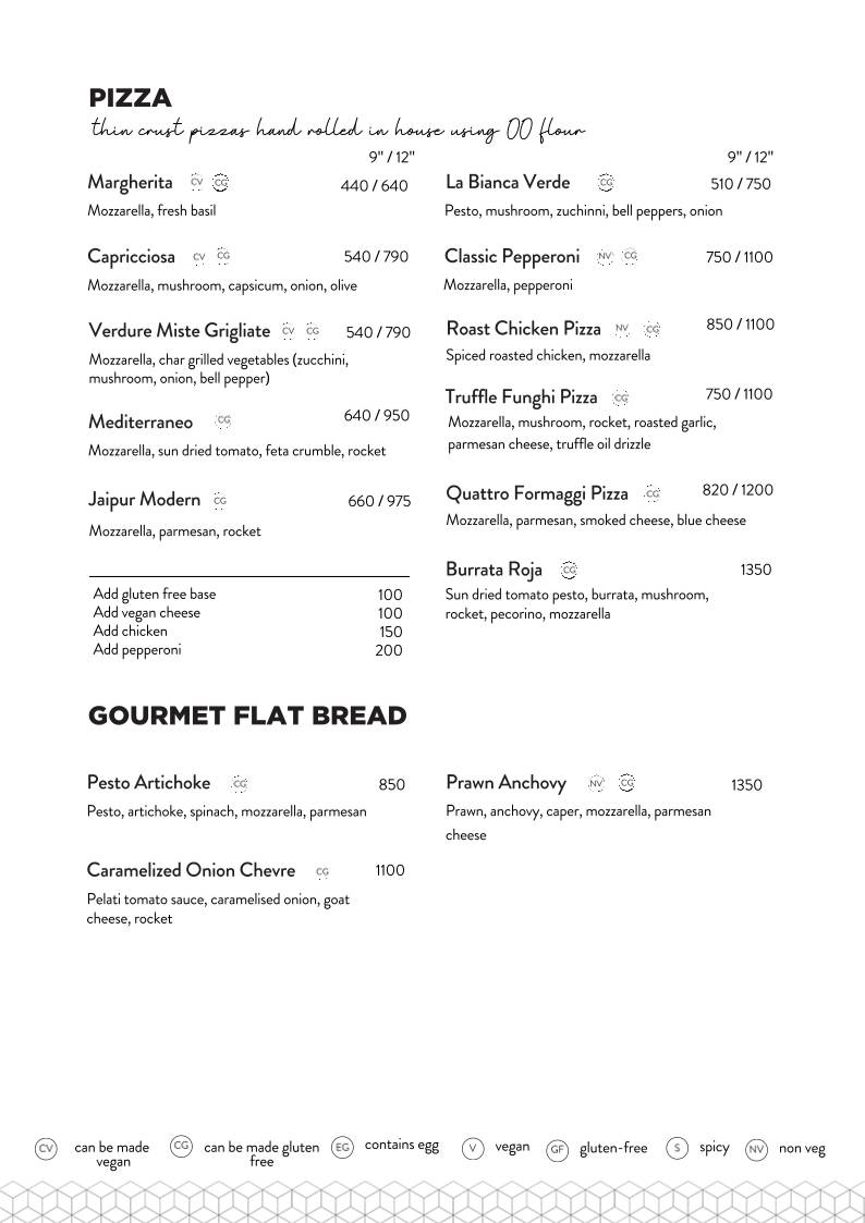 Jaipur Modern - Store & Kitchen menu