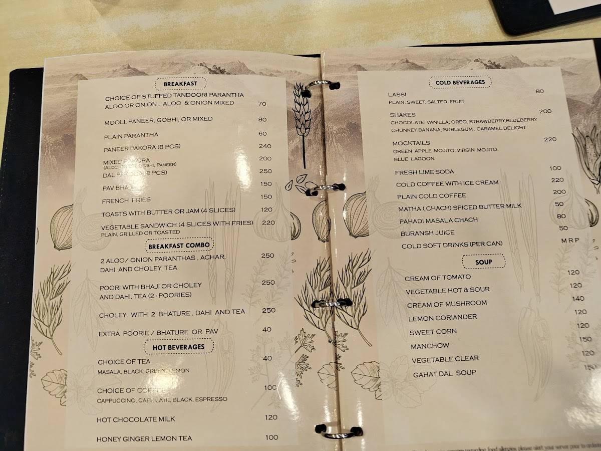 Jeet Restaurant menu