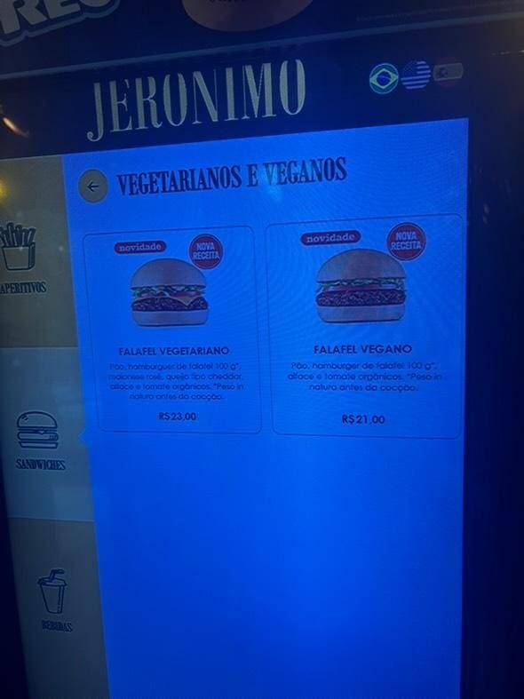 Madero & Jeronimo Barão De Penedo cardápio