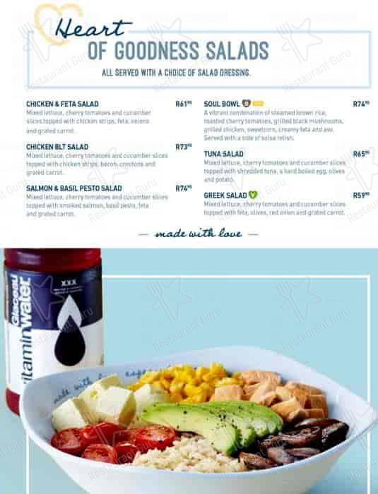 Menu at NetCafé cafe, Johannesburg, Olivedale Hospital Cnr President ...