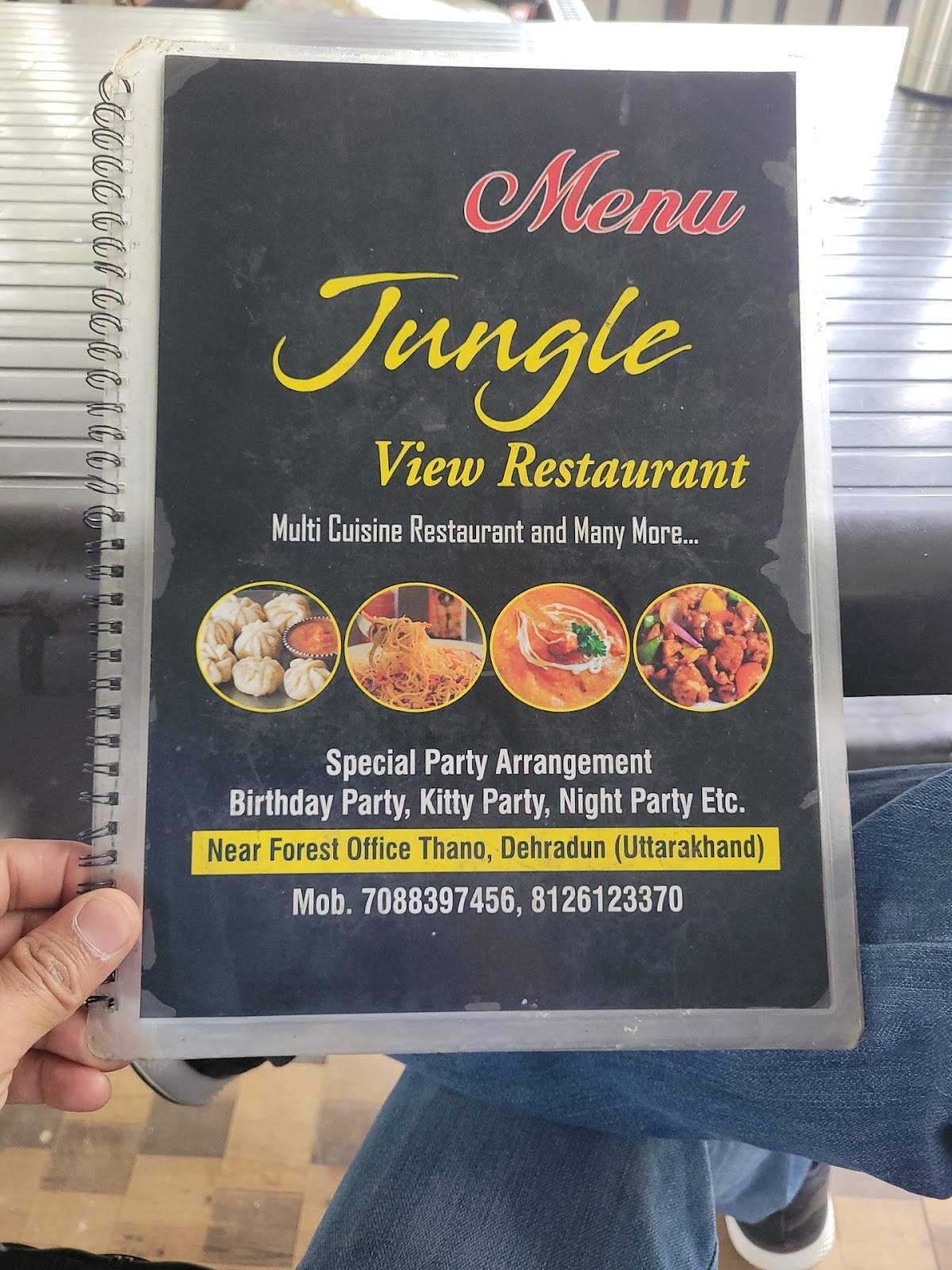 Jungle View Restaurant menu