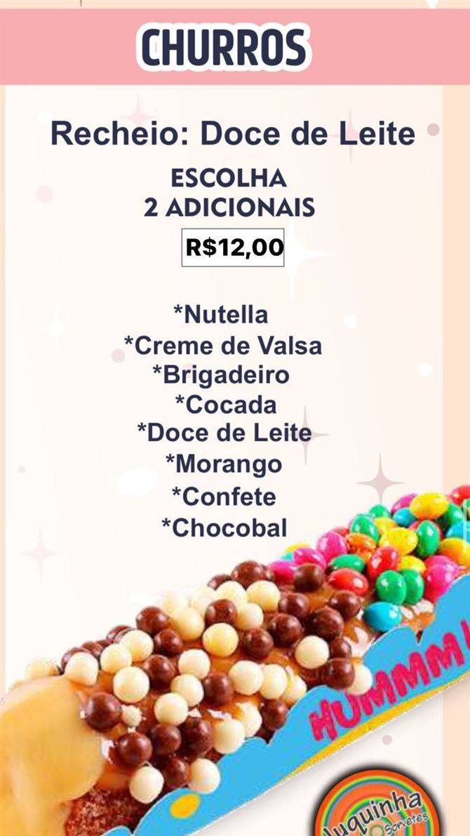 Juquinha Sorvetes cardápio