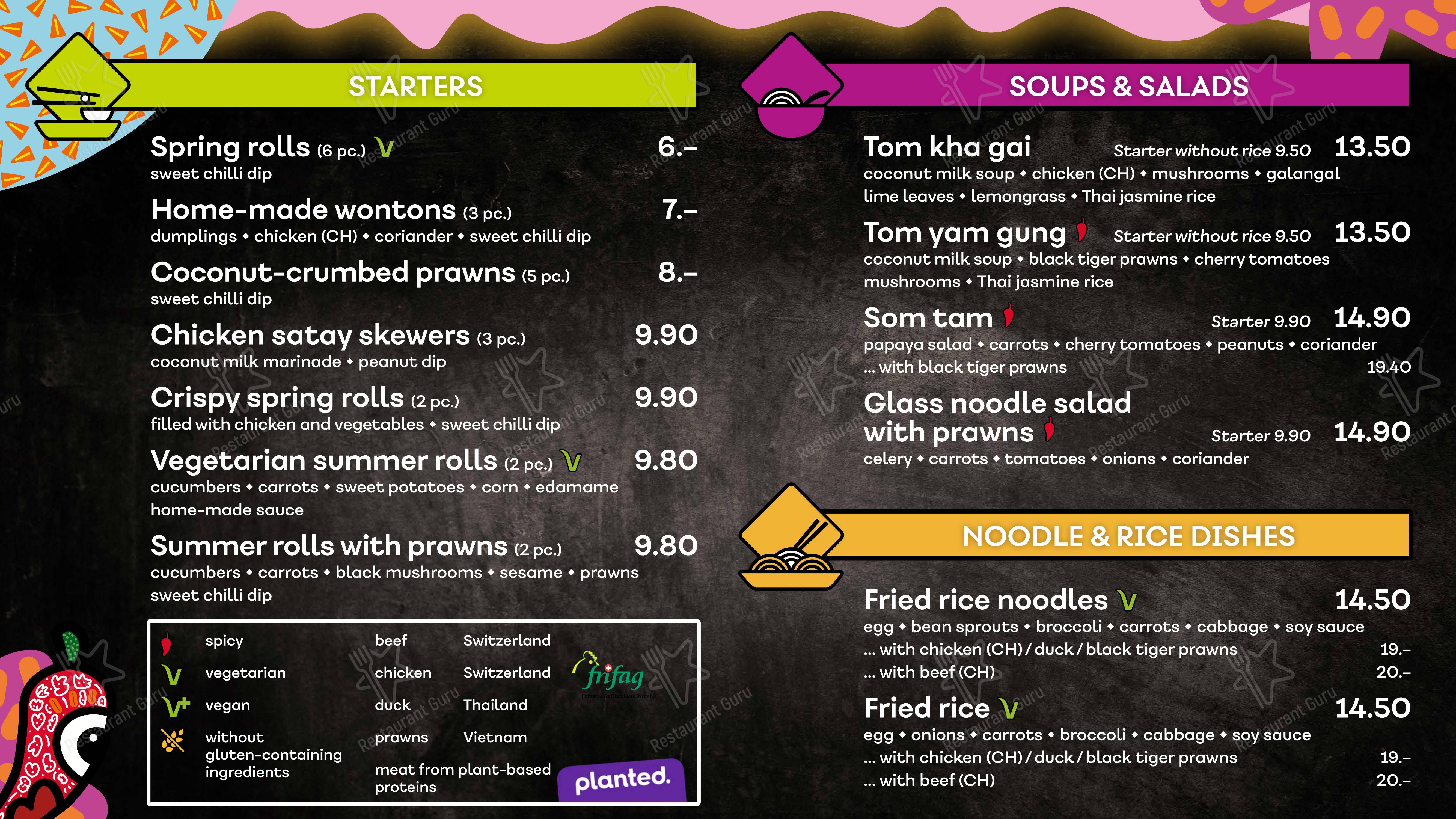 Menu di KAIMUG Migros-City - Menu