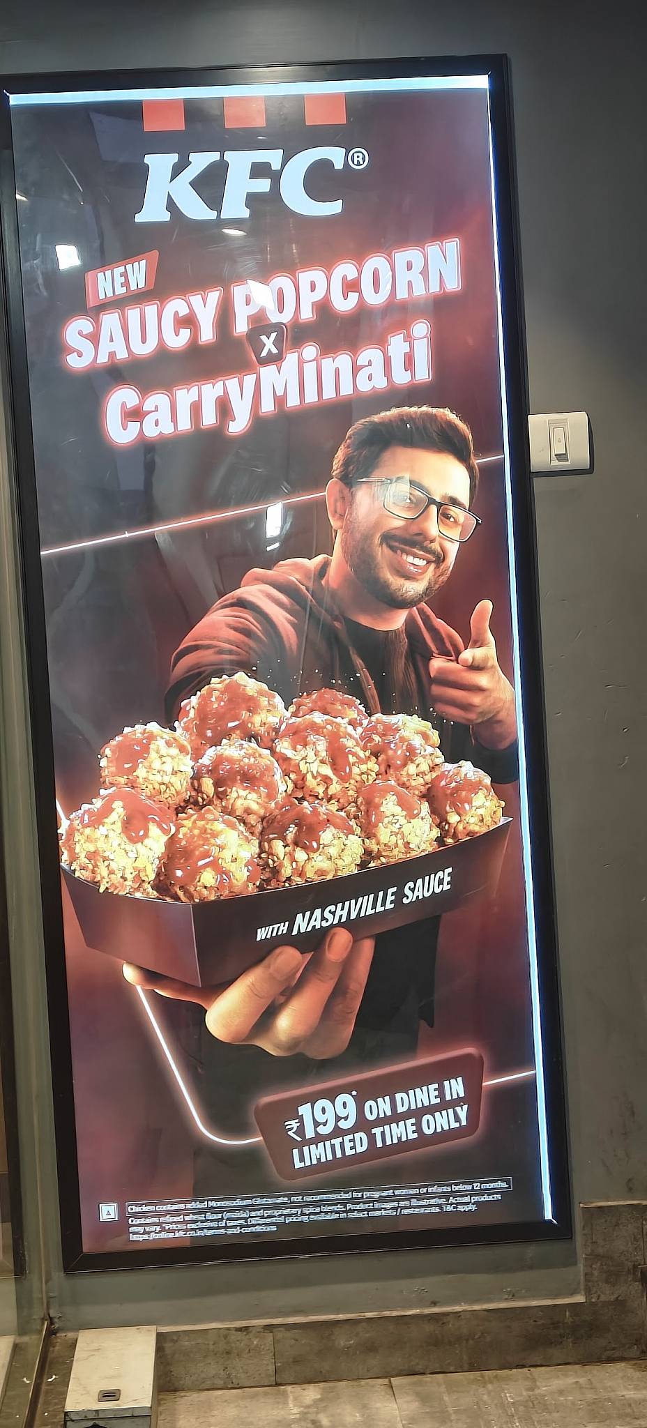 KFC menu