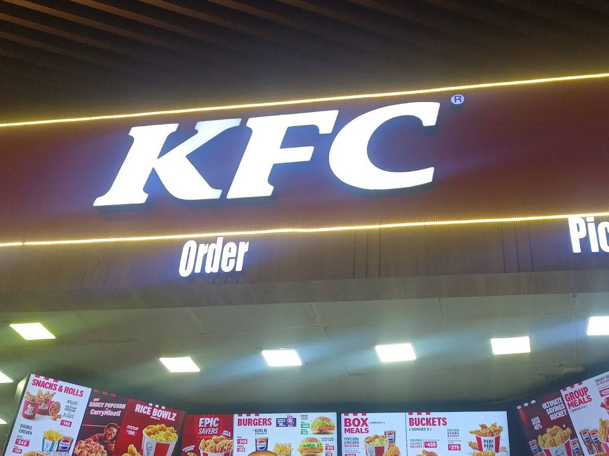 KFC menu