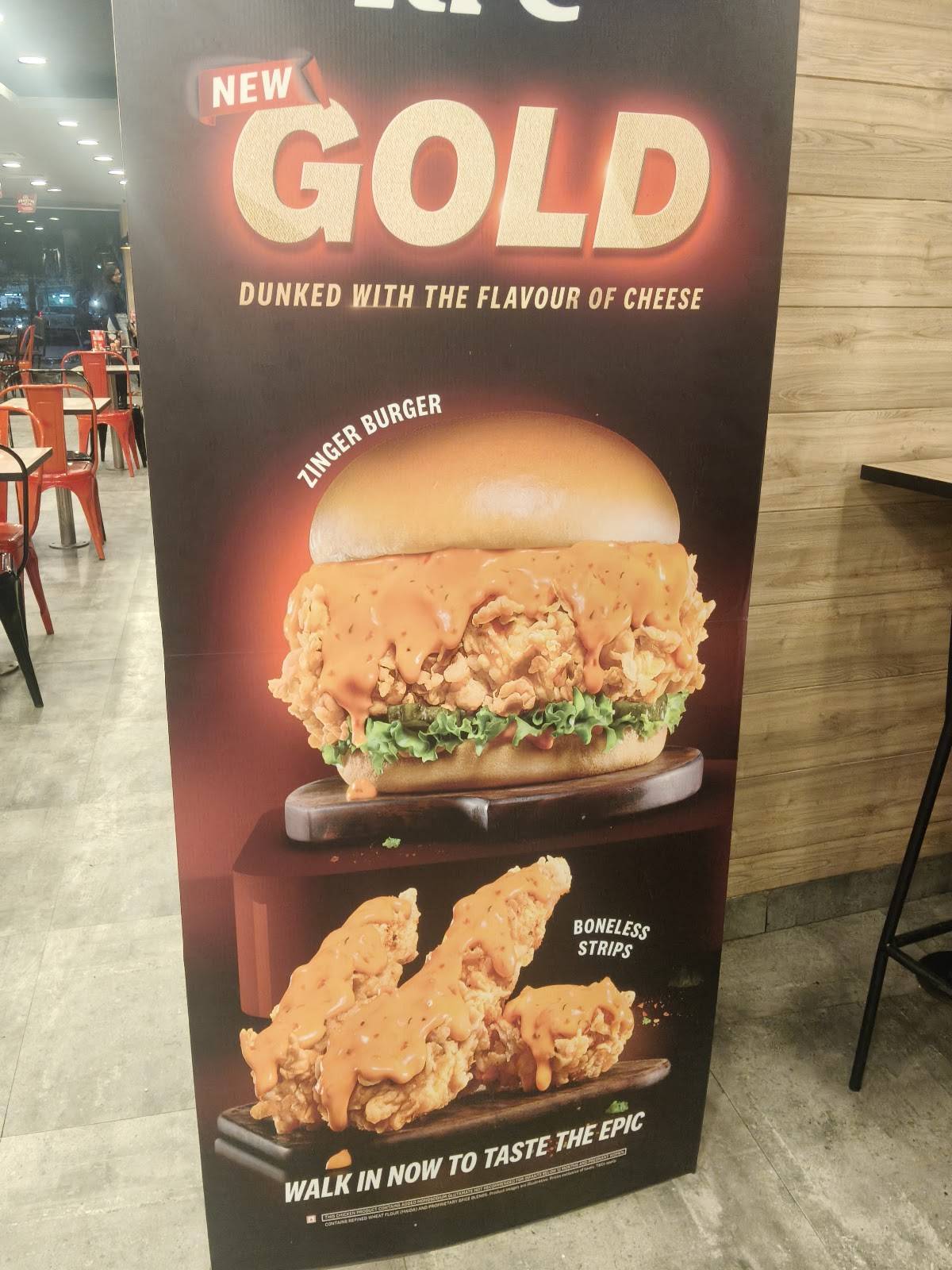 KFC menu