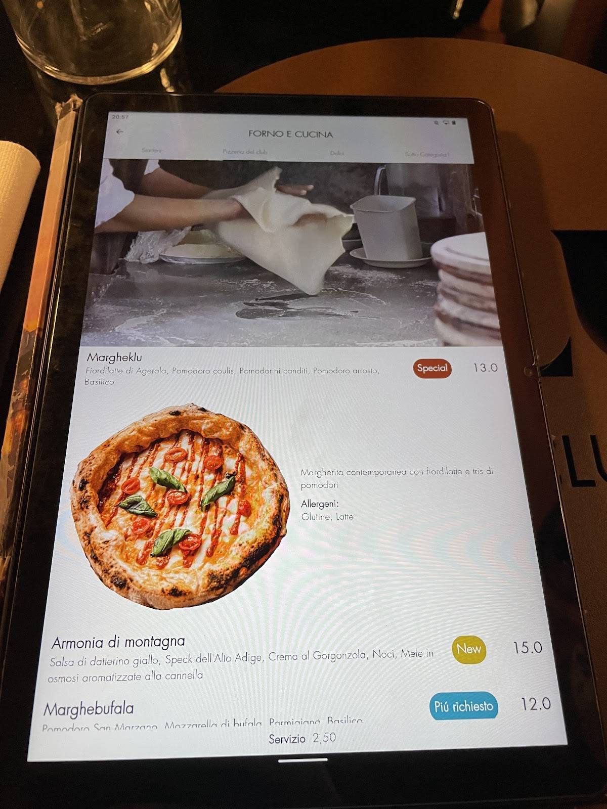 Menu di KLU Pizza Club 