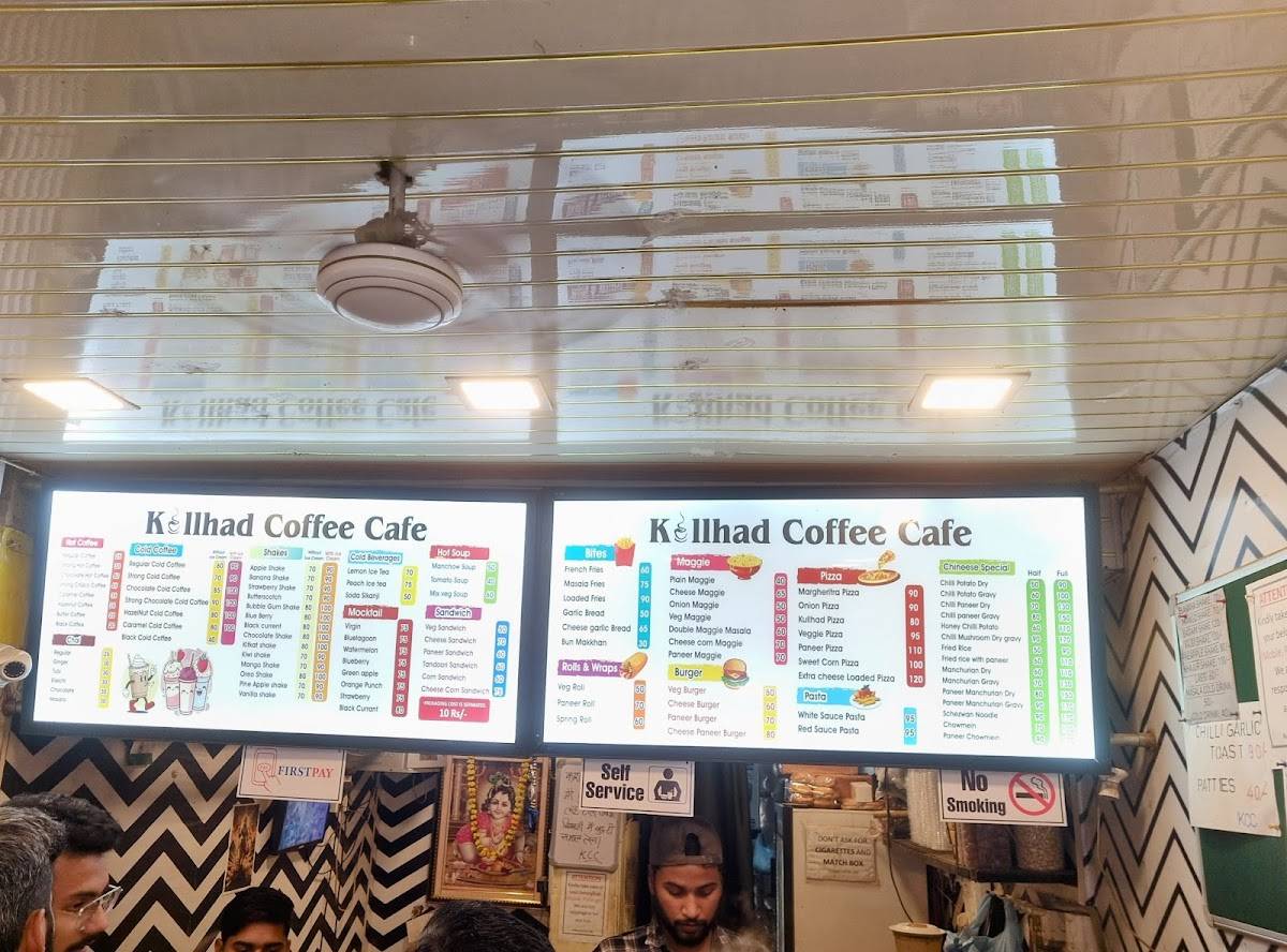 KULLHAD COFFEE CAFE “कुल्ल्हड़ कॉफ़ी कैफ़े” menu
