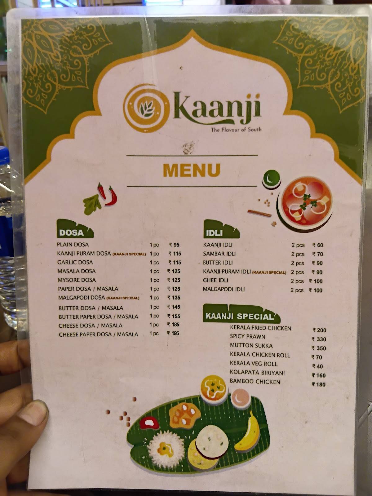Kaanji menu