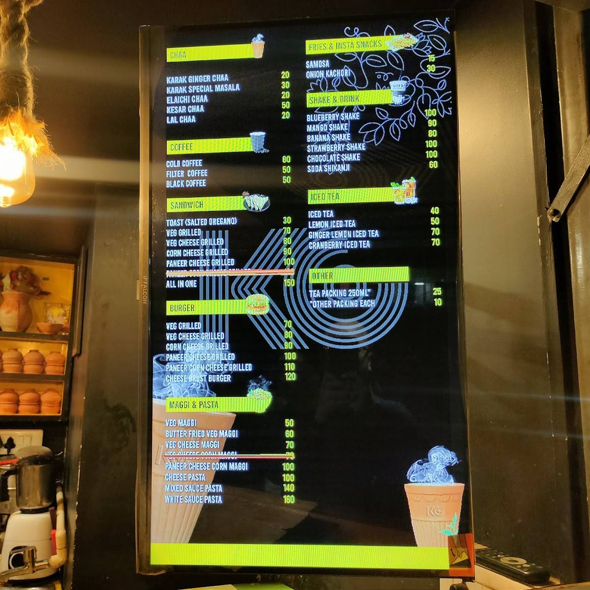 Karak Chaa Jailroad, Police Bazar, Shillong menu