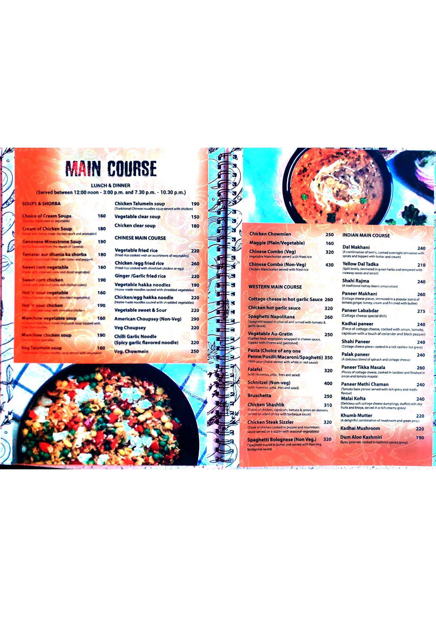 Hangout - Rooftop Bar and Lounge menu