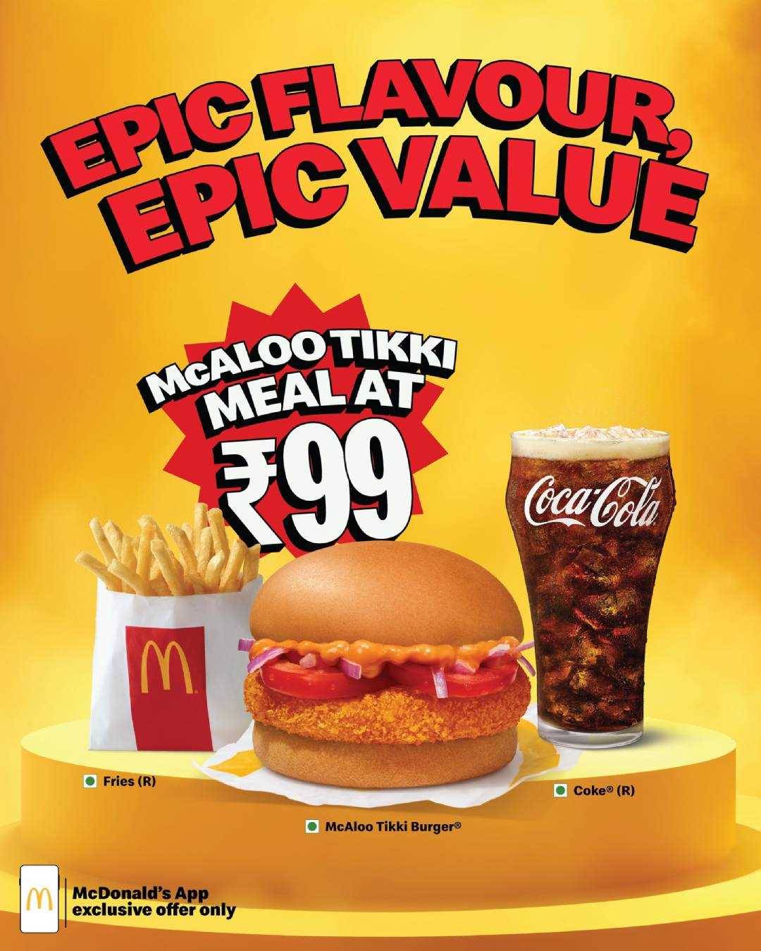 McDonald's menu