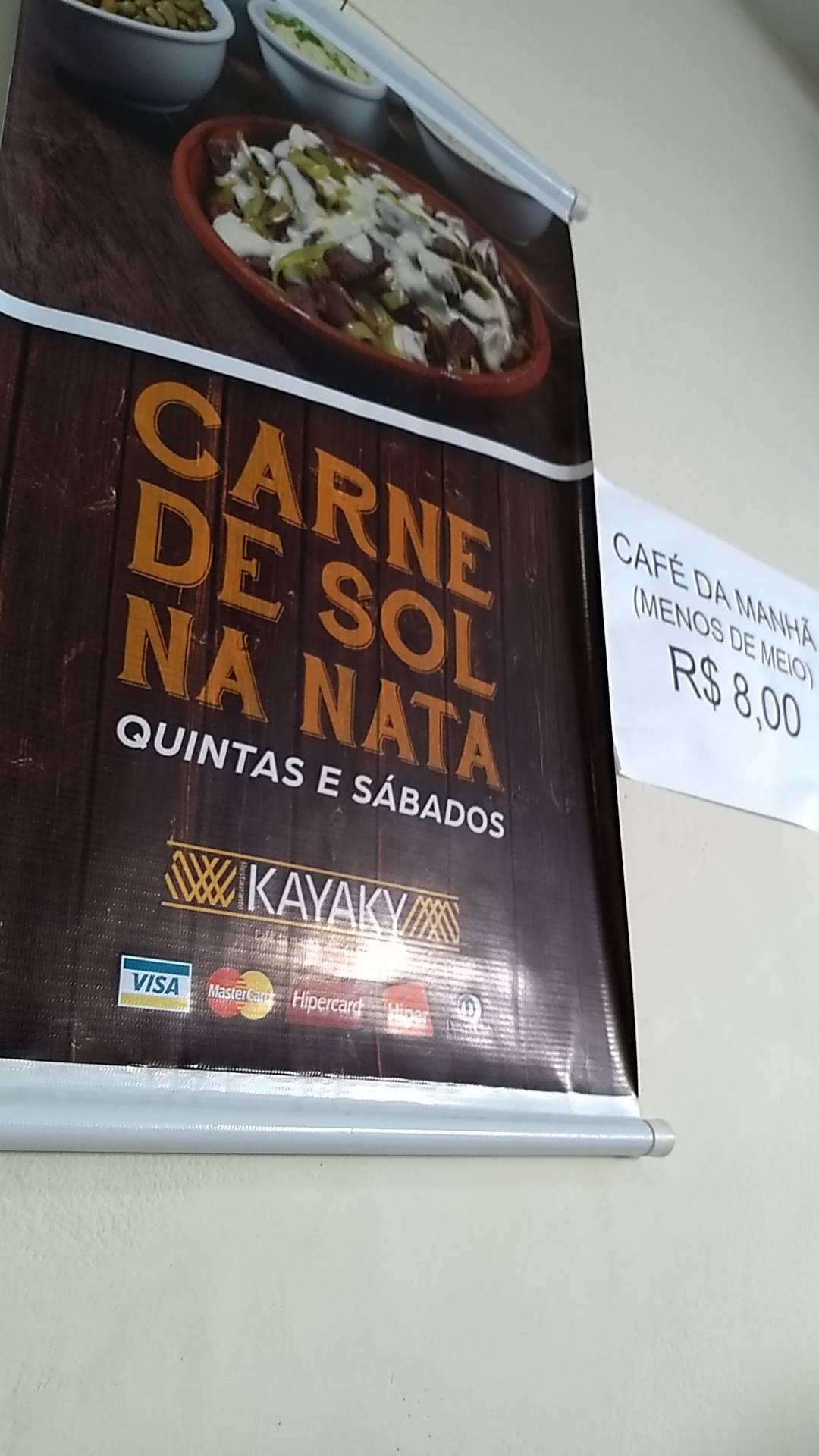 Kayaky Restaurante cardápio