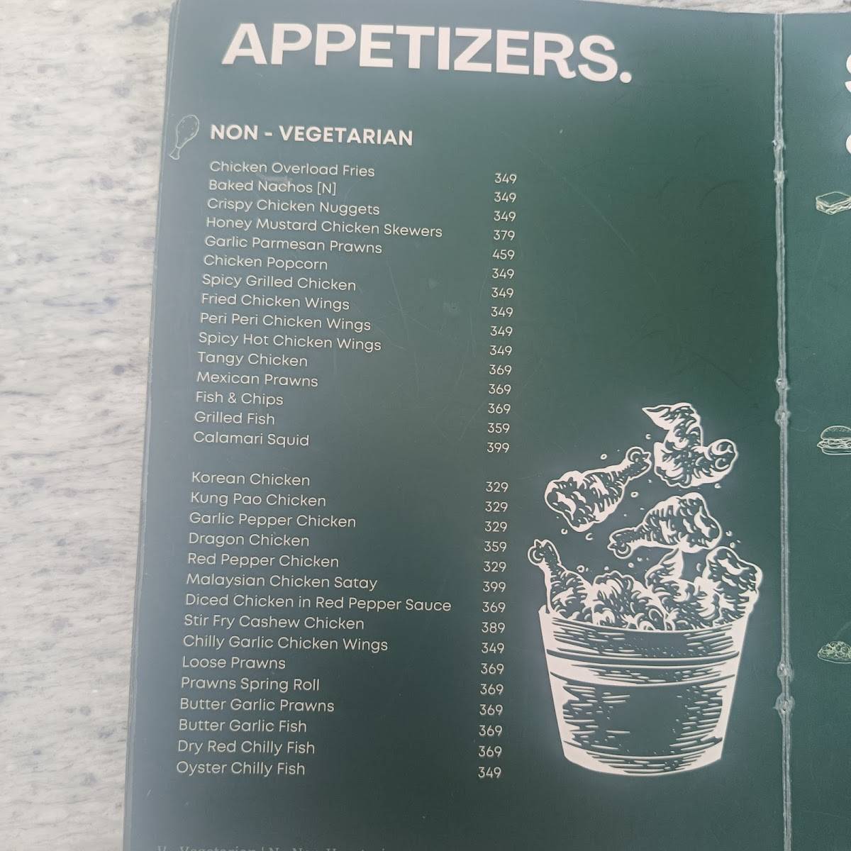 Kefi menu