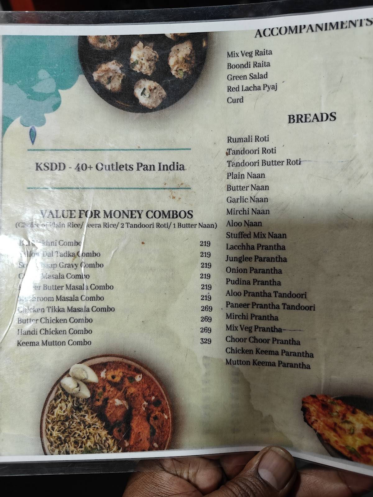 Khadak Singh Da Dhaba Noida Sector 37 menu