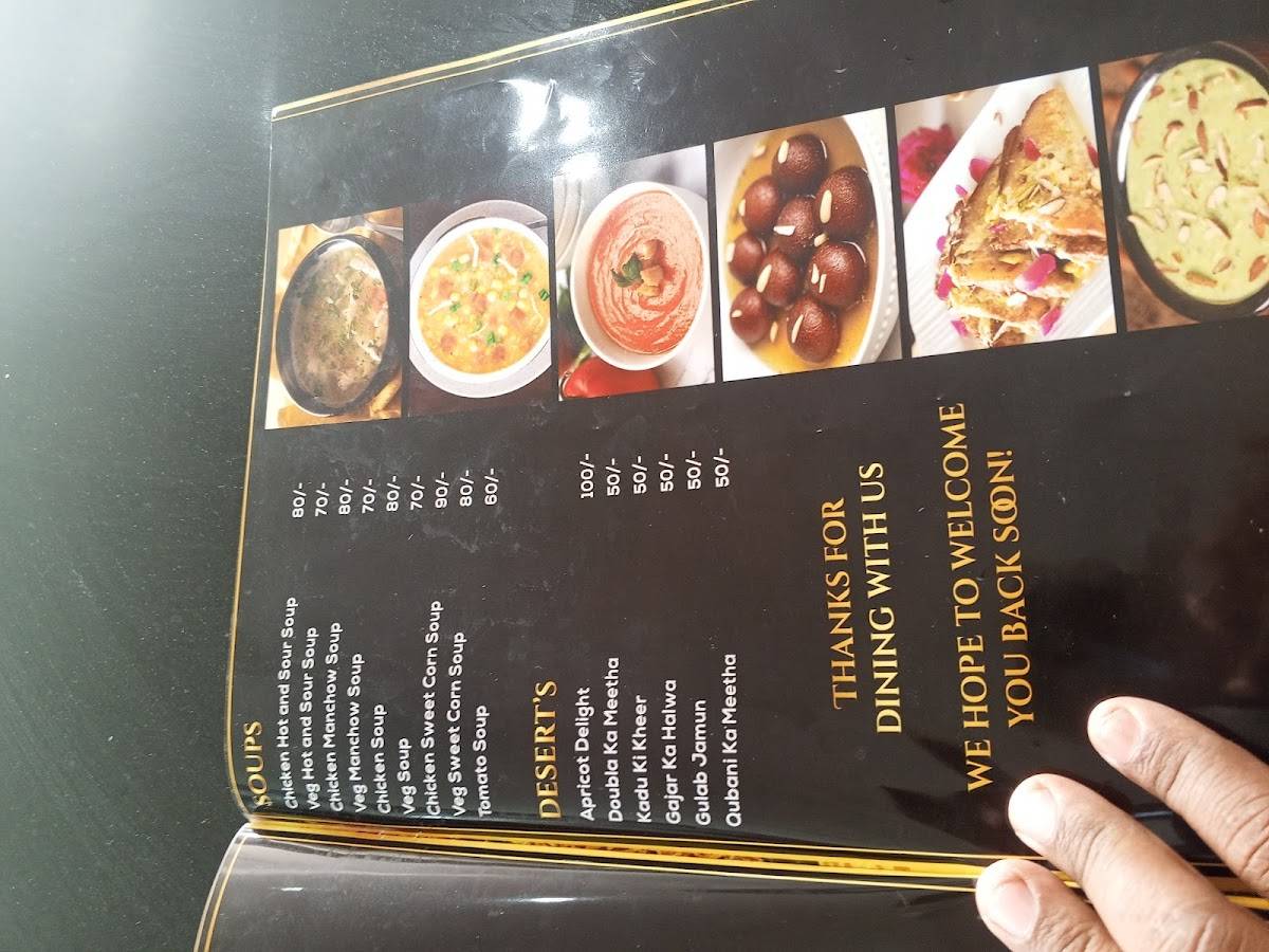 Royal Kalyani Hotel menu