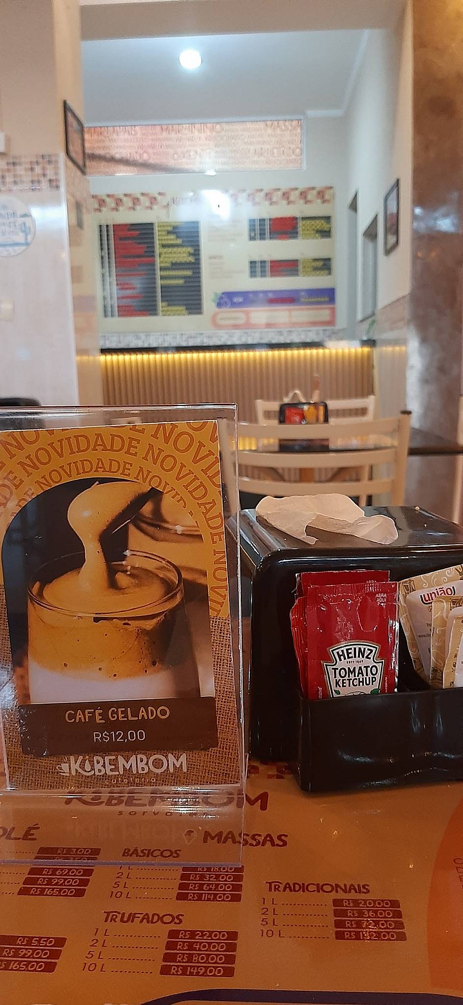 Ki-bembom Sorveteria cardápio