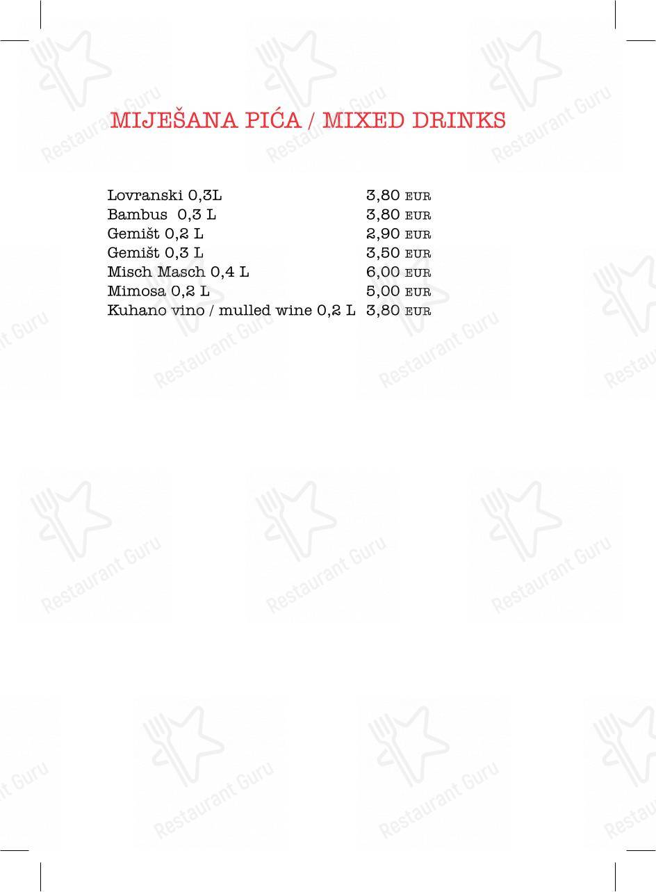 Menu per King's Cafe & Coffee Bar caffè bar