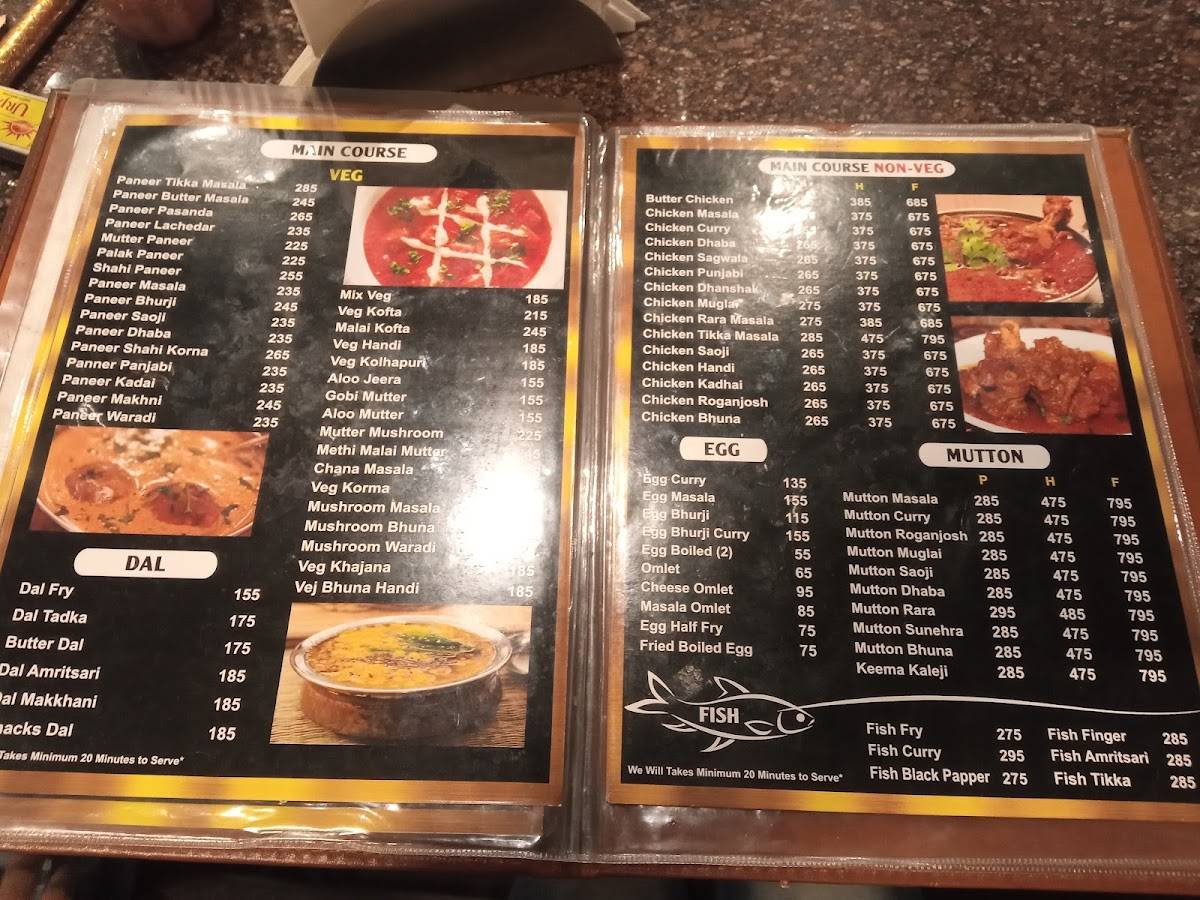 King's Kitchen menu