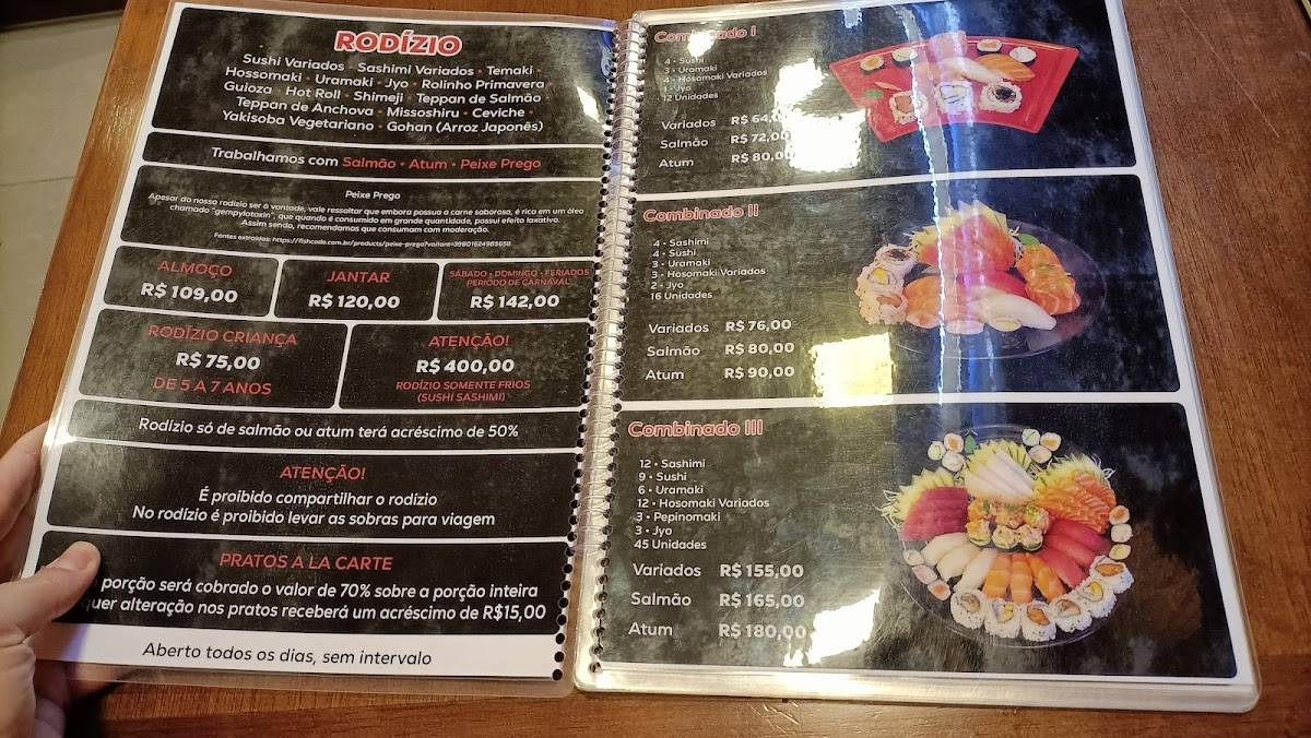 Kisetsu Sushi cardápio