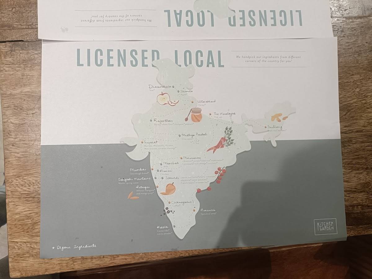 Kitchen Garden Bandra menu