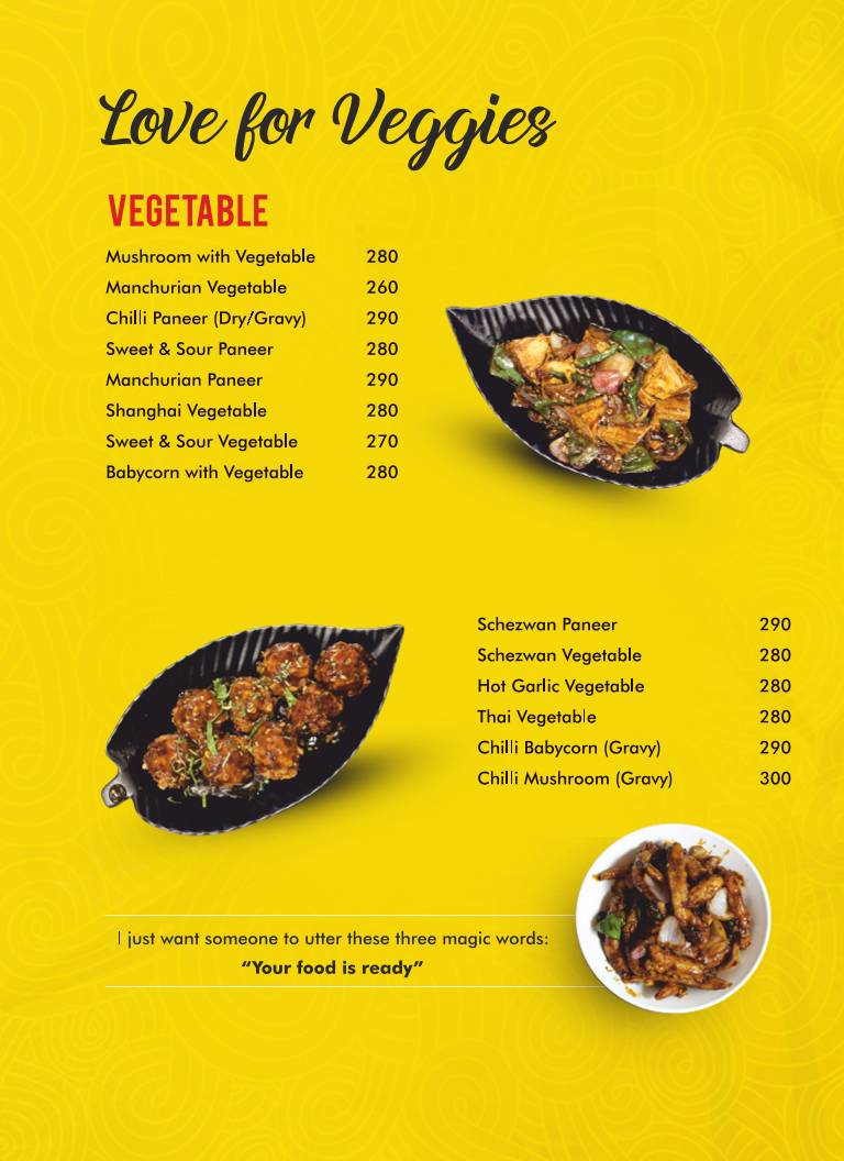 Hatari Restaurant - Garia menu