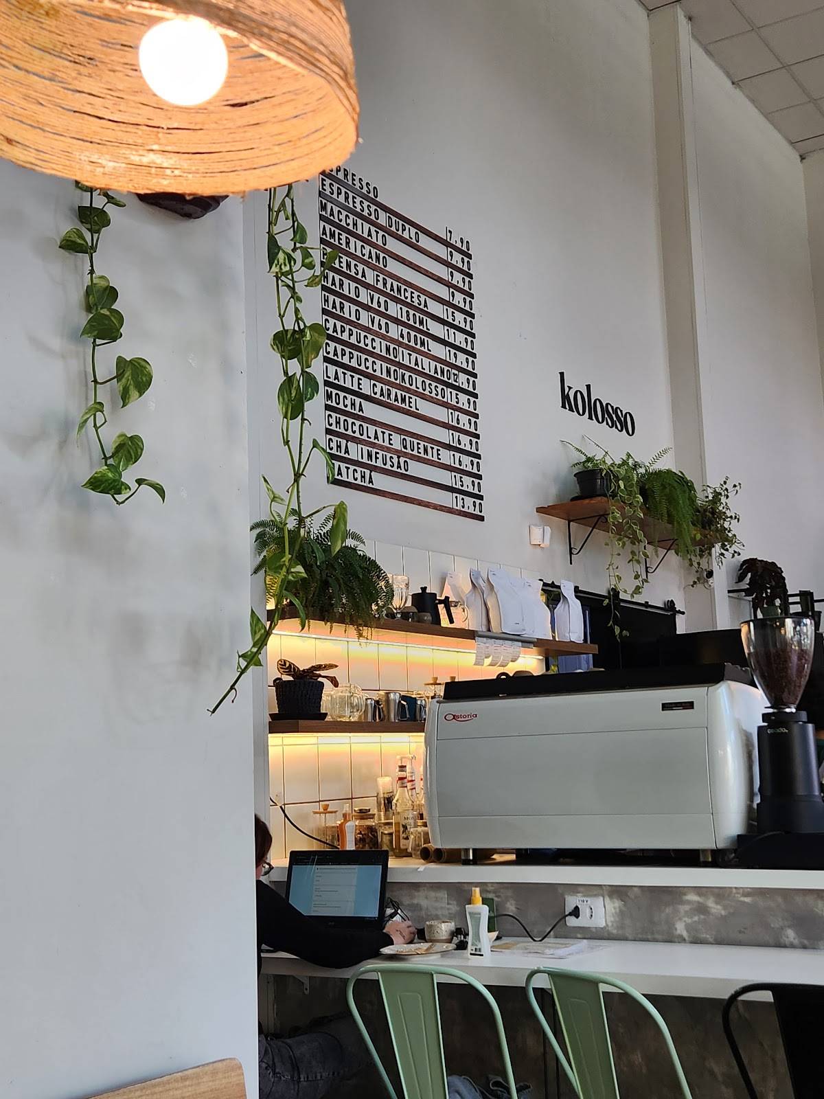 Kolosso Café cardápio