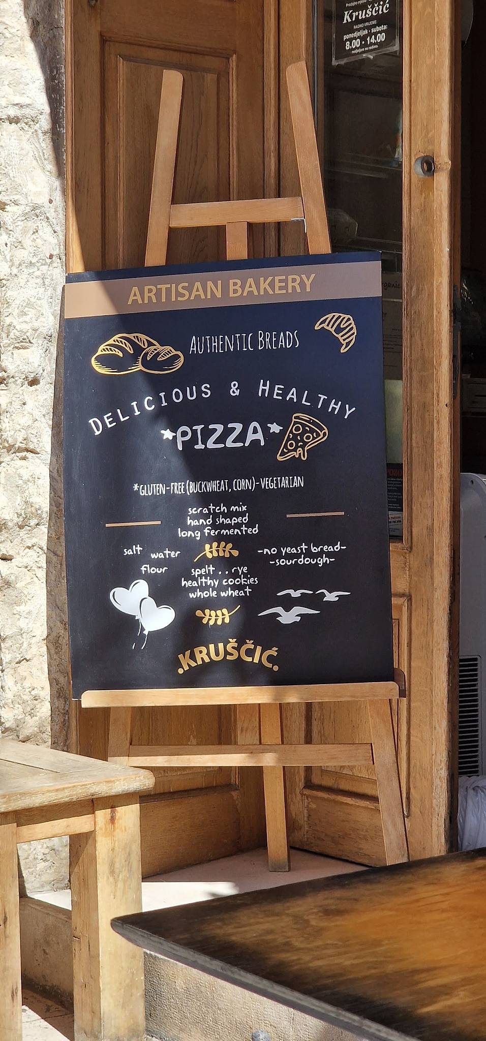 Menu di Kruščić Bakery 