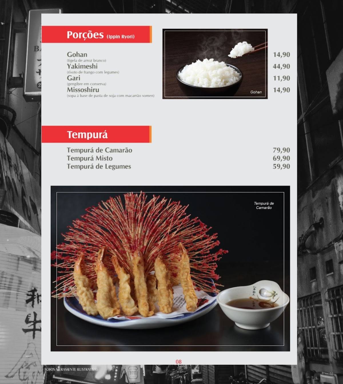 Kzen Sushi cardápio