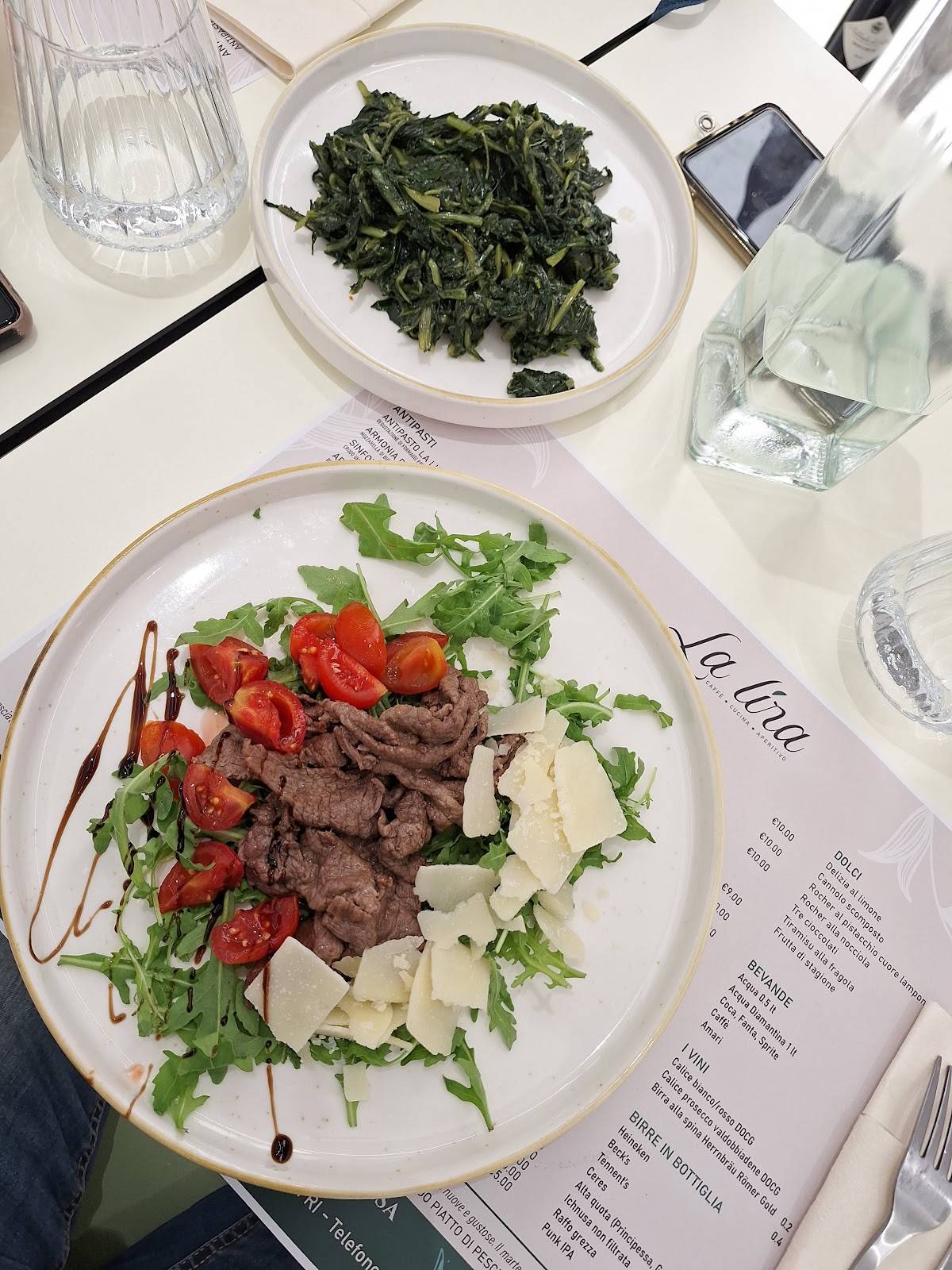 Menu di LA LIRA 