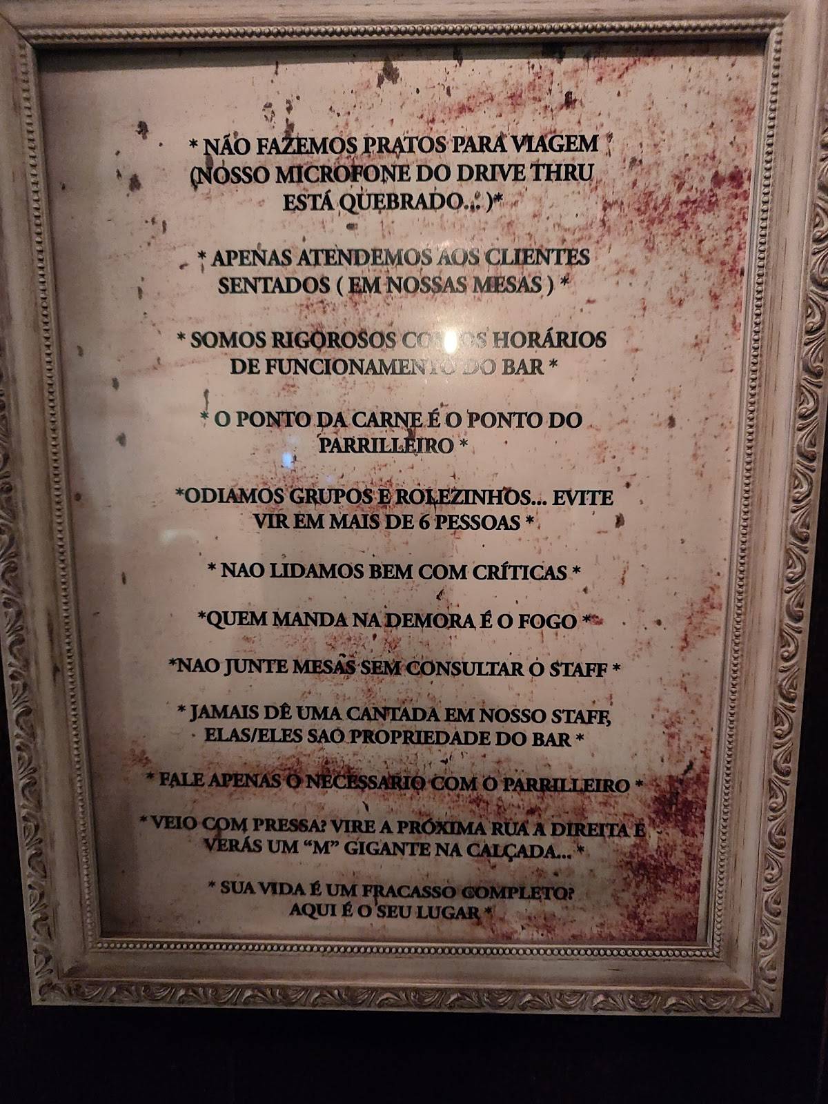 La Borratxeria Parrilla cardápio