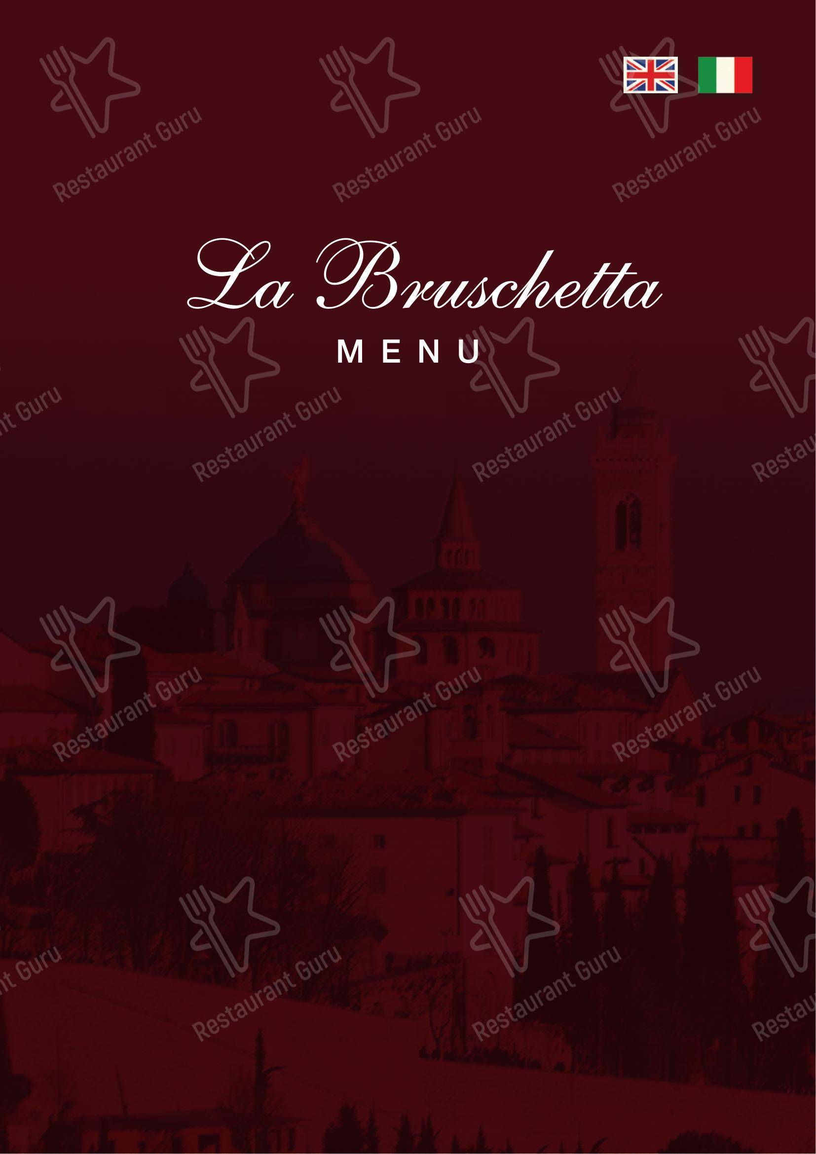 Menu di La Bruschetta - Menu