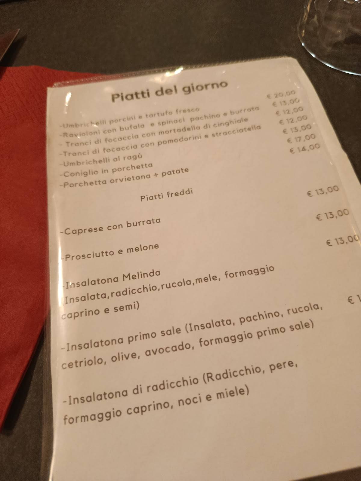 Menu di Locanda del Lupo 