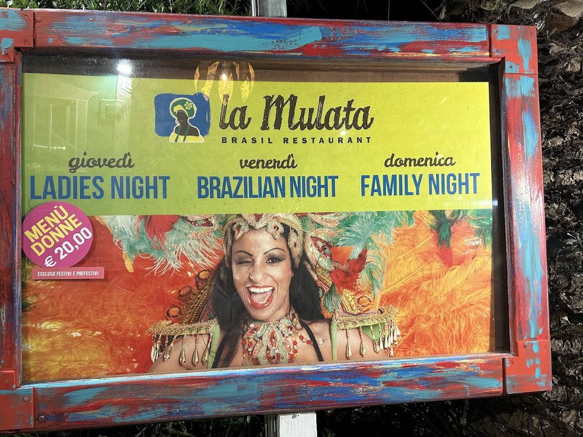 Menu di La Mulata Riccione 