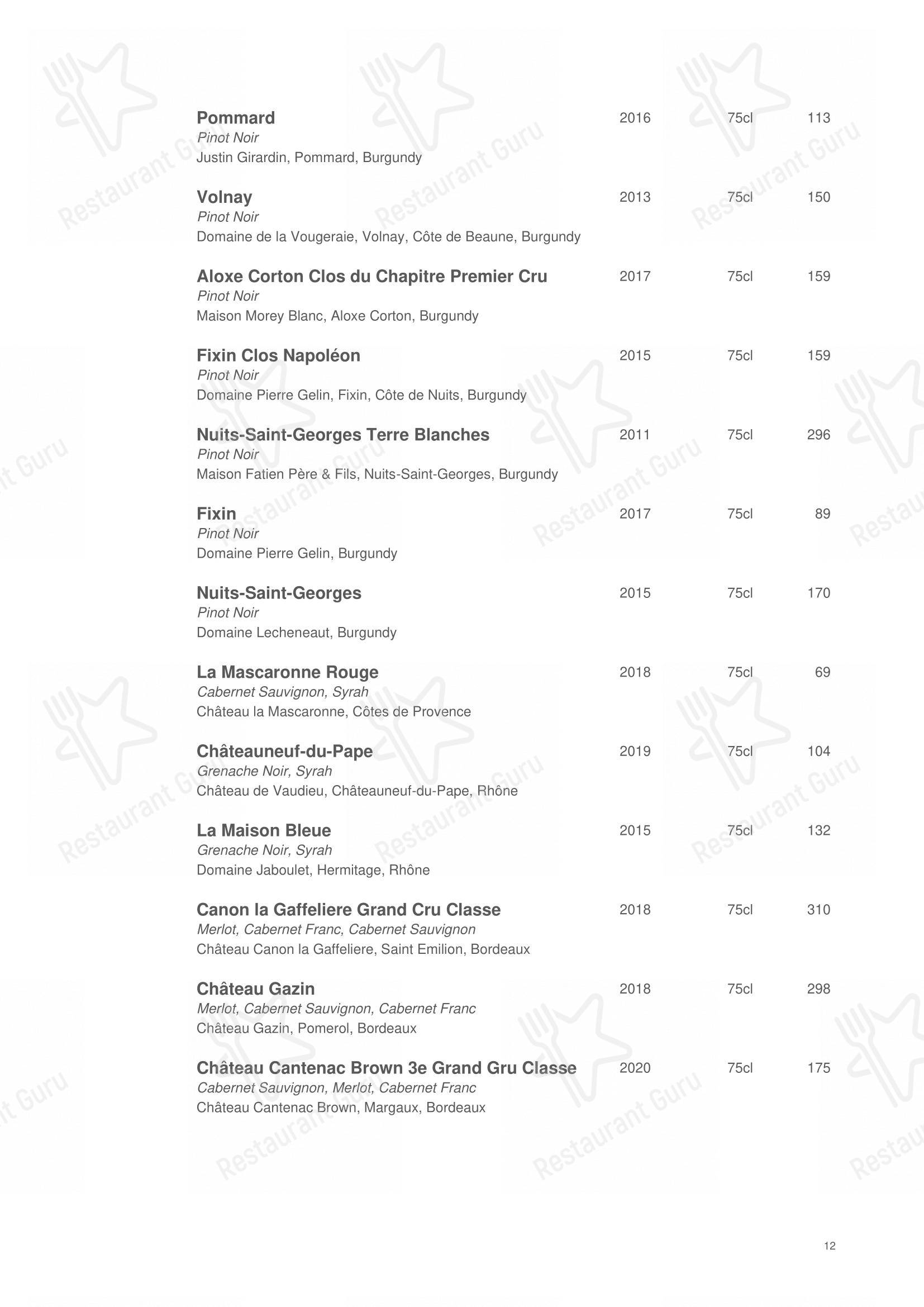 Основное меню per La Muña Davos in Davos