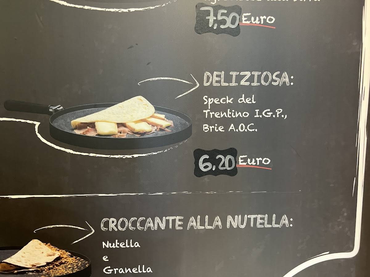 Menu di La Piadella 