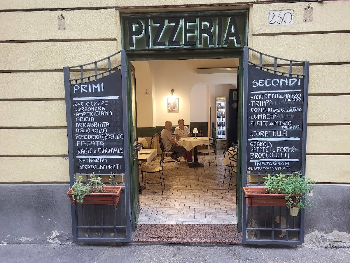 Menu di La Pratolina 