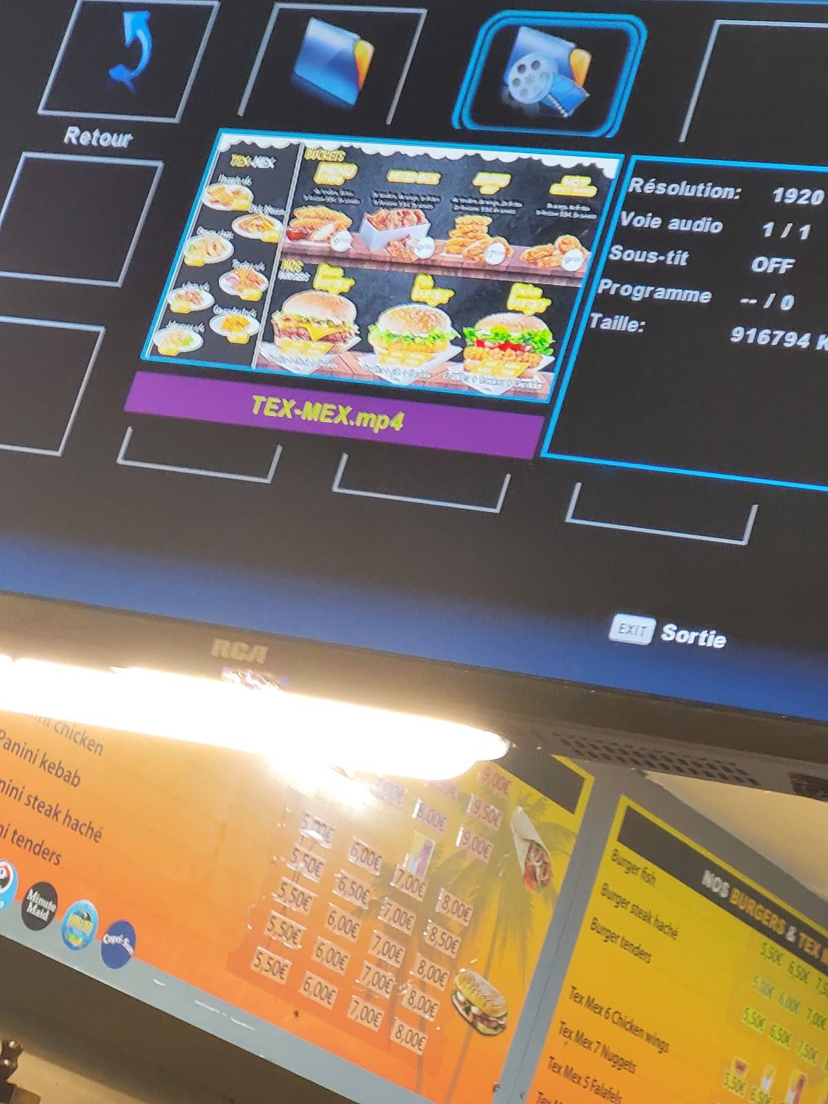 Menu de La Pyramide