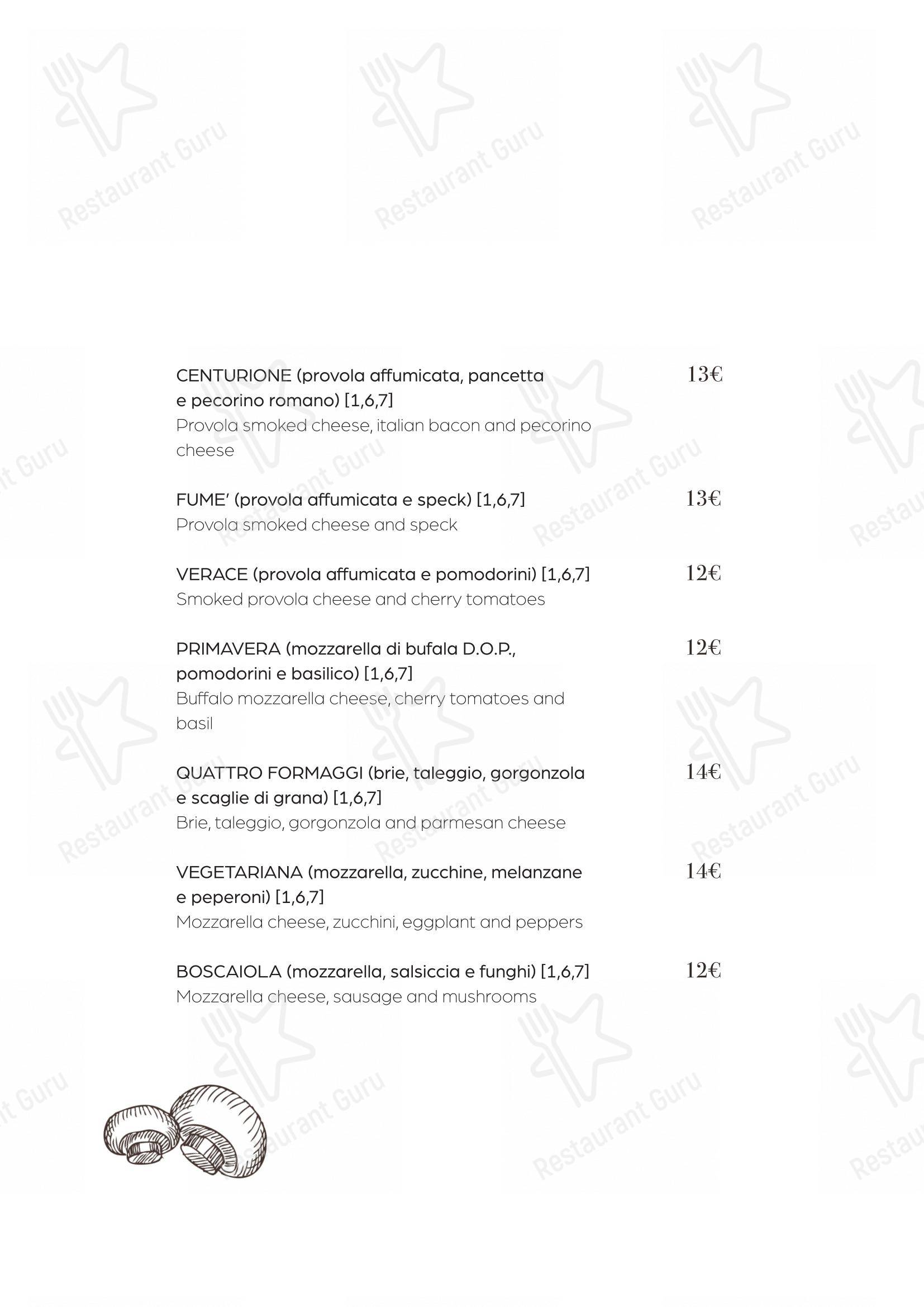 Menu di La Soffitta Renovatio - Menu