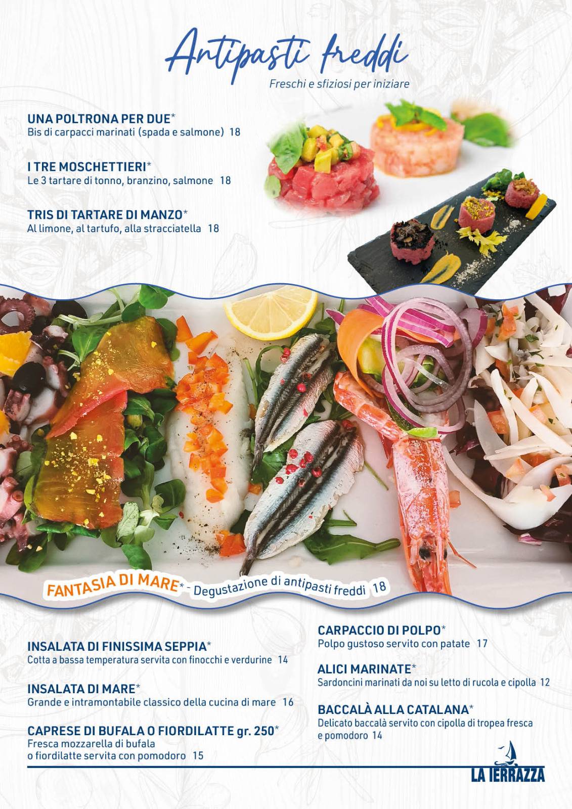Menu di La Terrazza 