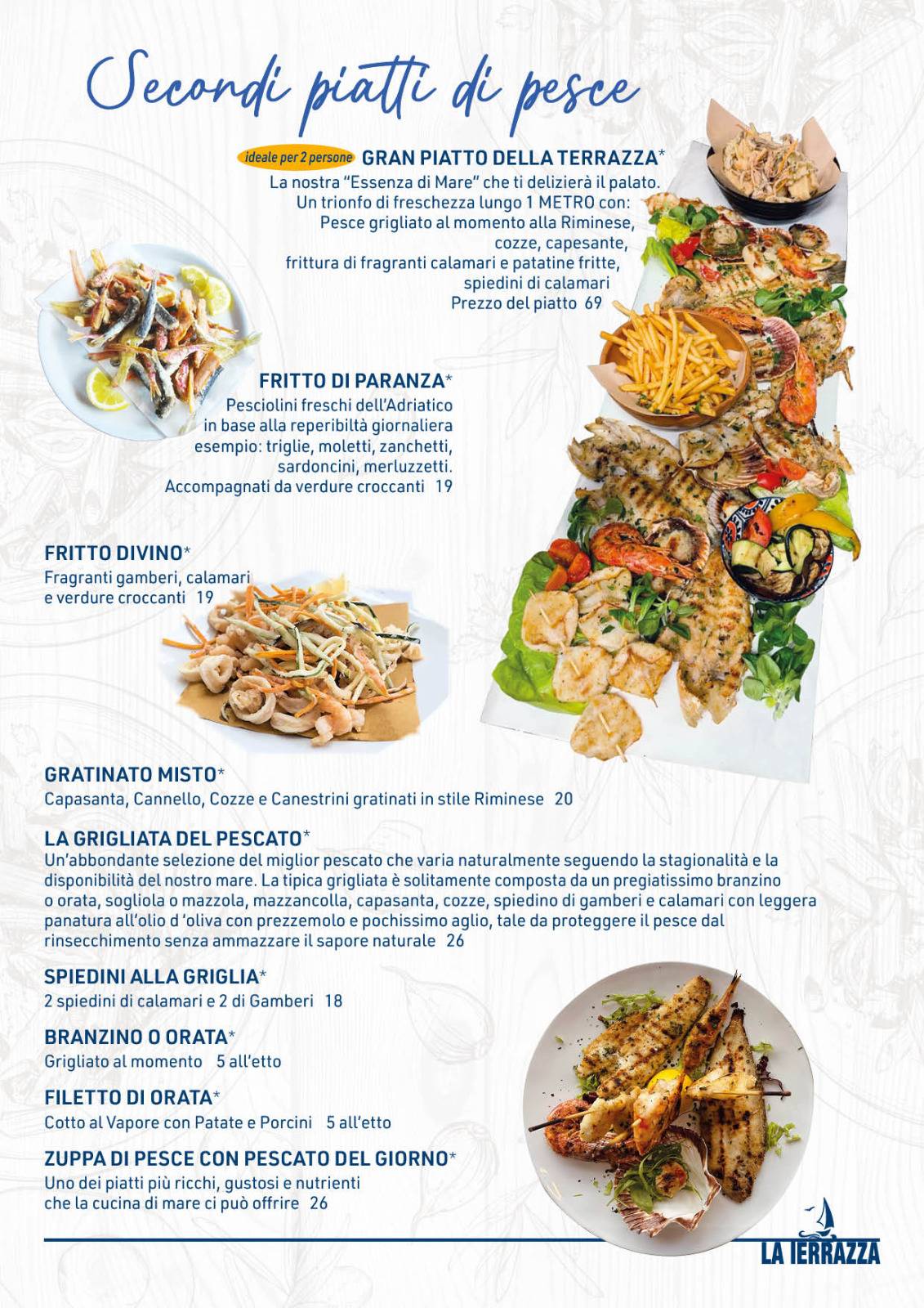 Menu di La Terrazza 