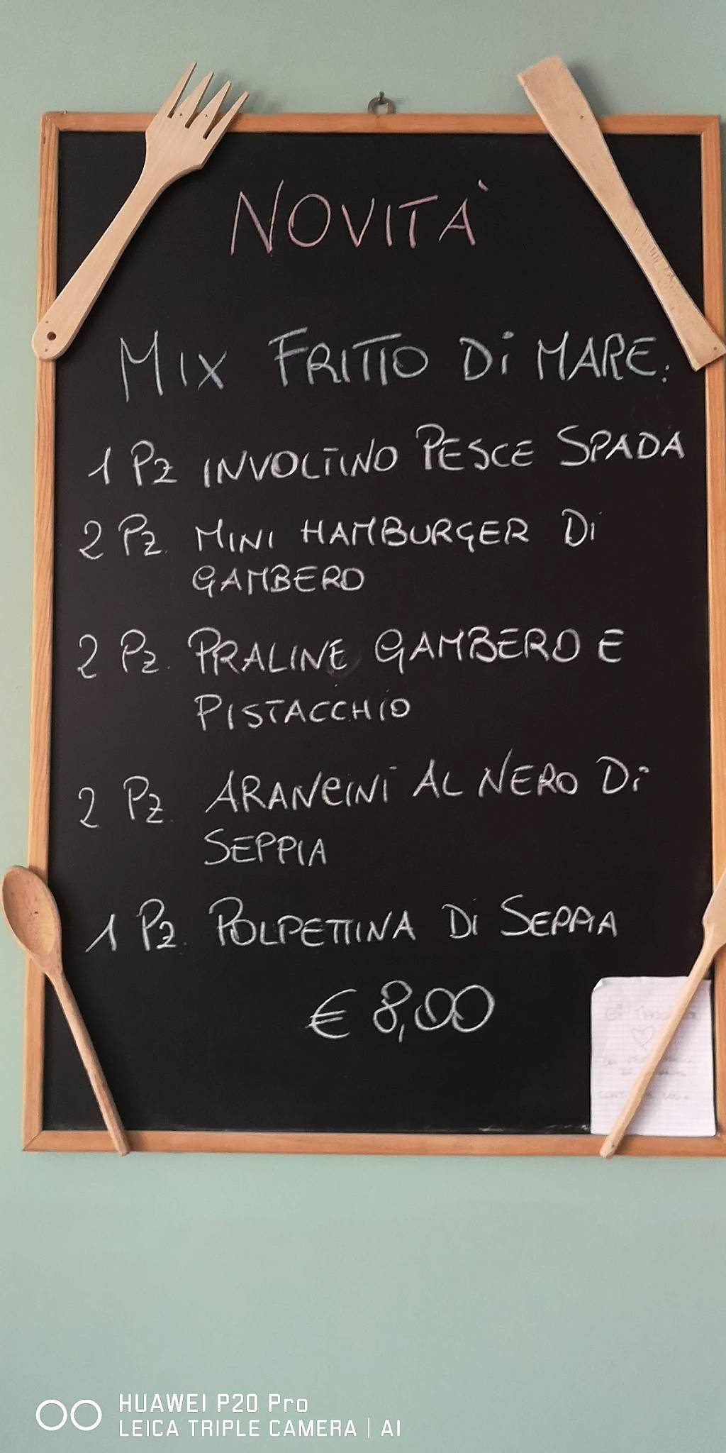 Menu di La Torre 