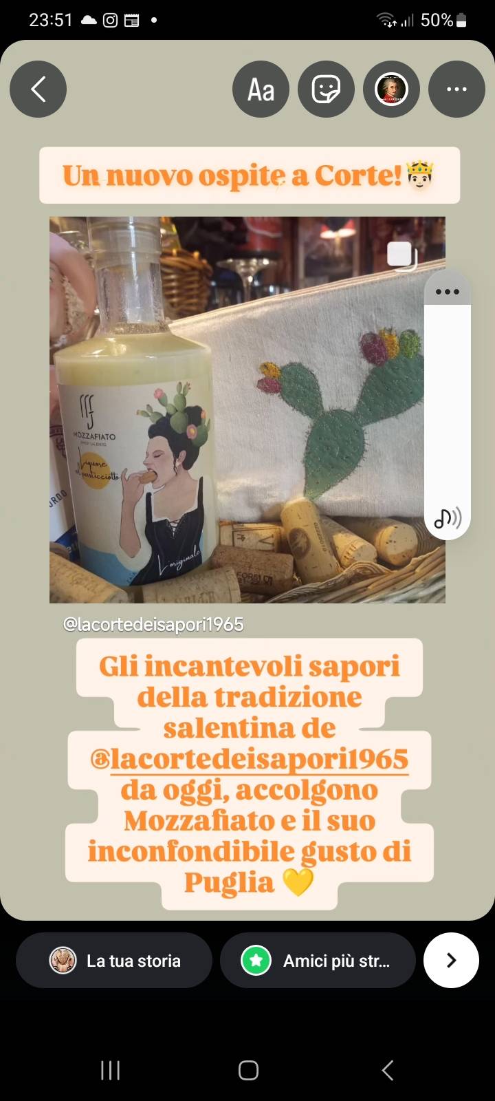 Menu di La Corte dei Sapori 