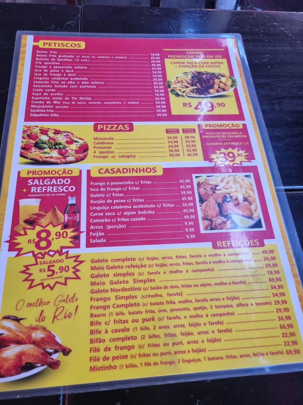 Lanches Mania cardápio
